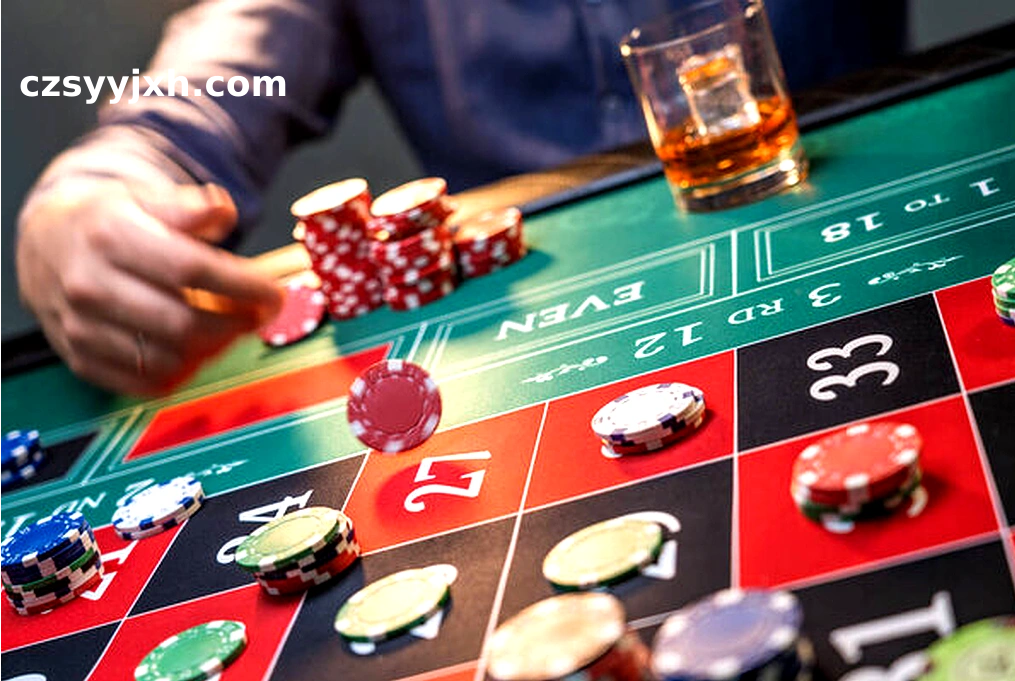 Hình ảnh quả bóng trên bàn roulette